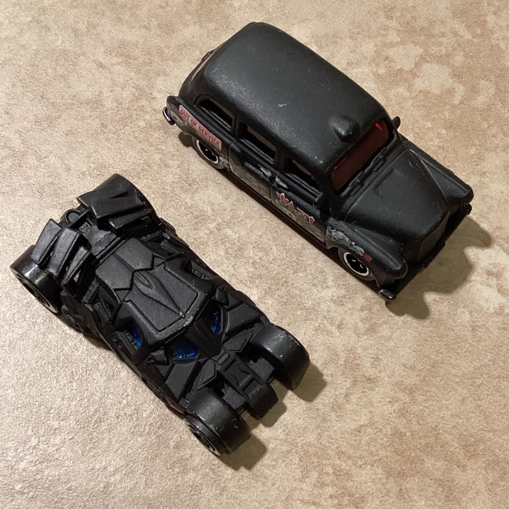 Mattel Two Black Cars
